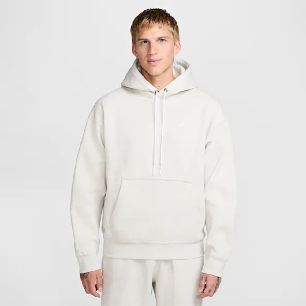 Nike Tech Heavyweight Hoodie Swoosh Tall White XL